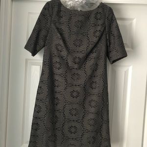 Adrianna papell grey lace dress size 10 nwt